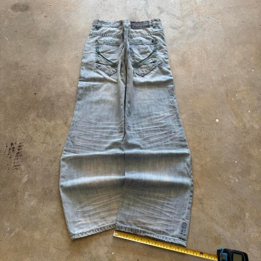 Baggy Rocawear Wide Leg Southpole Styl Y2K Vintage Denim Jeans 36x34